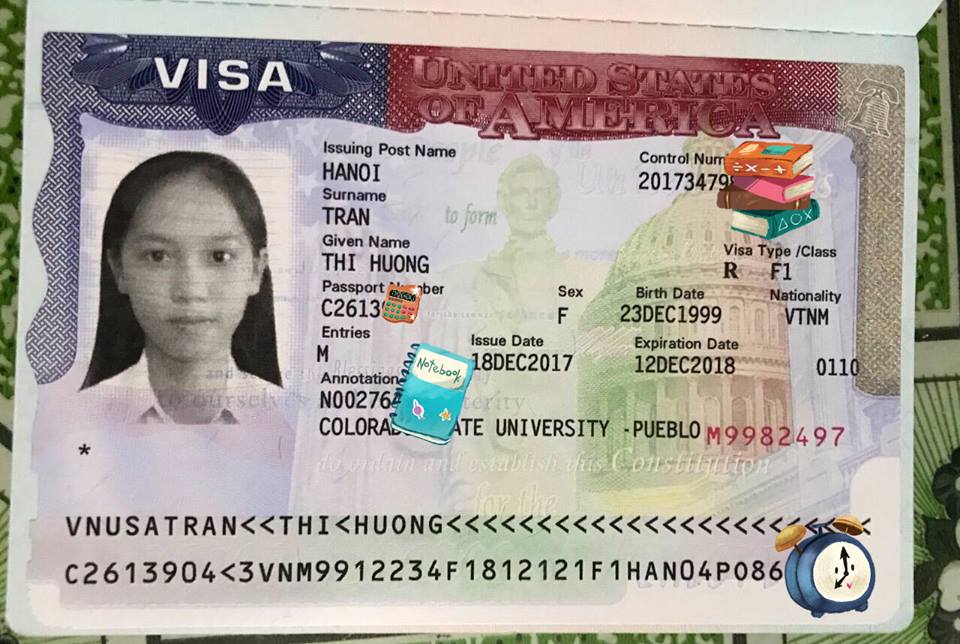 Chúc mừng em Trần Thị Hương đạt visa du học Mỹ